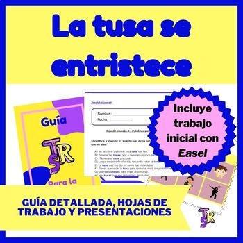 Preview of La "tusa" se entristece - presente indicativo y verbos pronominales