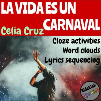 Preview of La vida es un carnaval by Celia Cruz Song Activities