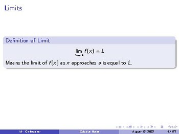 Preview of LaTeX Calculus Guided Lecture Notes Through U-Substitution