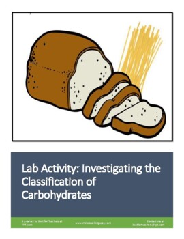 Preview of Lab Activity: Classification of Carbohydrates (Virtual - Digital Friendly)