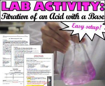 Preview of Lab Activity: Titrations (Strong Acid-Strong Base Titration)