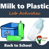Easy science experiment: Turning Milk into Plastic