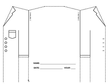 Preview of Lab Coat Foldable