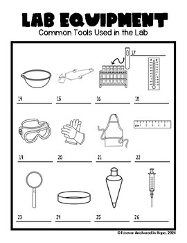 Lab Equipment by Forever Anchored in Hope | TPT