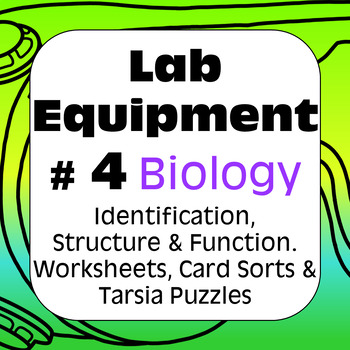 Preview of Lab Equipment #4 Identification Structure Function Form & Technique for Biology