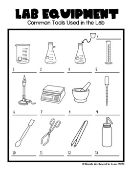 Lab Equipment by Hearts Anchored In Love | TPT