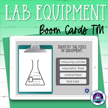 Preview of Lab Equipment Boom Cards (Distance Learning)
