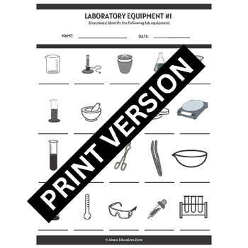 Lab Equipment Identification by Abaco Education Zone | TPT