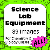 Lab Equipment Bundle - Identification Worksheets & Images 