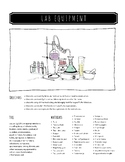 Lab Equipment Lesson Plan and Worksheets