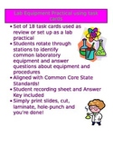 Lab Equipment Practical with Task Cards