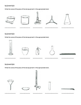 Lab Equipment Quiz by scienceinabox | TPT