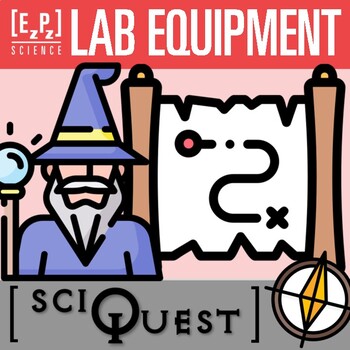 Preview of Lab Equipment Review Activity | Science Scavenger Hunt Game | SciQuest
