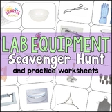 Lab Equipment Activity Scavenger Hunt and Practice Workshe