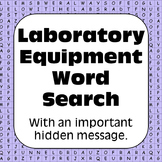 Lab Equipment & Science Tools: Laboratory Equipment Word Search