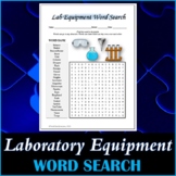 Lab Equipment Word Search Puzzle