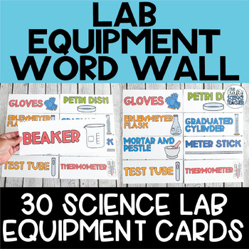 Preview of Lab Equipment Word Wall