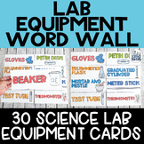 Lab Equipment Word Wall