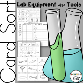 Preview of Lab Equipment and Tools Card Sort Activity with Differentiation