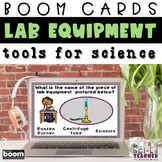 Lab Equipment with Names Boom Cards