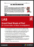 Lab - Great Steel Wools of Fire (A Conservation of Mass In