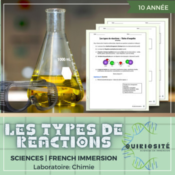 Preview of Lab - Les types de réactions | Types of Reactions
