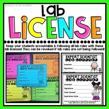 Preview of Lab License