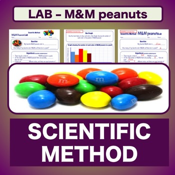 Preview of Lab M&M Peanuts using the Scientific Method - Lab Report Experiment - NO PREP