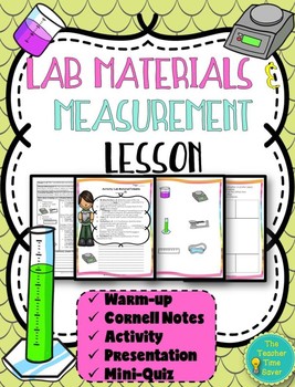 Preview of Lab Materials & Measurements Activity Notes & Slides Lesson