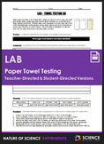 Lab - Paper Towel Absorbency (Teacher & Student-Directed Versions