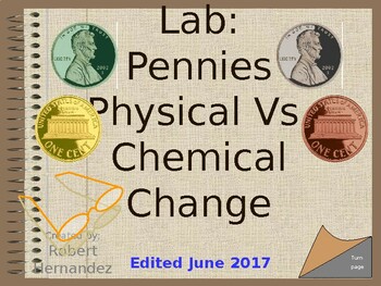 Preview of Lab: Physical and Chemical Changes in Pennies KIOSK