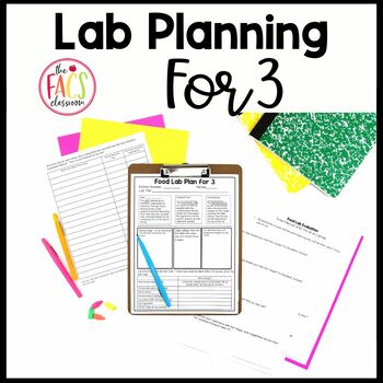Preview of Life Skills Cooking Lab Planning for 4 | Evaluation | Reflection Rubric | FCS