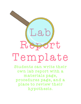 Preview of Lab Report Template
