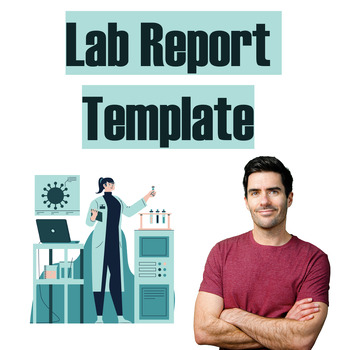 Preview of Lab Report Template with Instructions