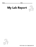 Lab Report Write up with Steps of the Scientific Method