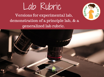 Preview of Lab Report Rubric