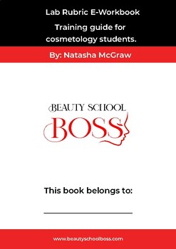 Preview of Lab Rubric E-Workbook for Cosmetology Students