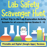 Science Lab Safety Activity - First Visit to the Lab