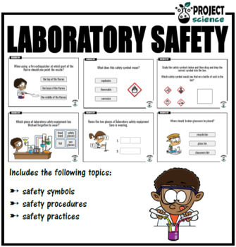Lab Safety Boom Cards™ - Distance Learning by PROJECT science | TPT