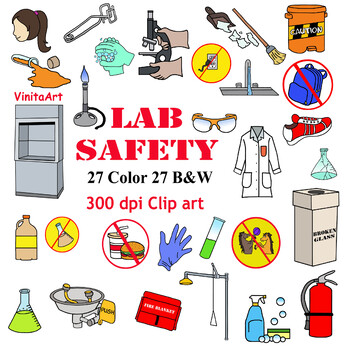 Preview of Lab Safety Clip Art