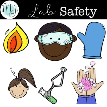 Lab Safety Clipart by Mylie James Design | TPT