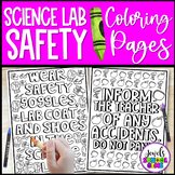 Lab Safety Coloring Pages | Science Coloring Sheets | Scie