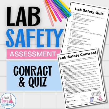 Lab Safety Contract and Quiz by EasyFunScience | TPT