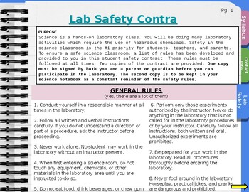 Preview of Lab Safety: Digital Notebook for Chemistry