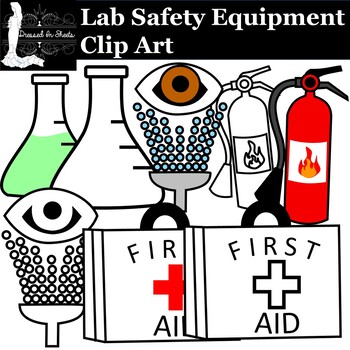 Preview of Lab Safety Equipment Clip Art