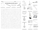 Lab Safety Equipment Word Search
