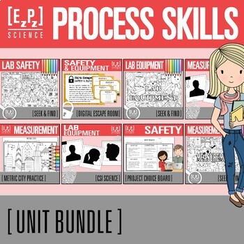 Preview of Lab Safety, Equipment and Measurement Science BIG Unit Bundle