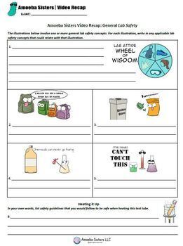 Lab Safety Handout by The Amoeba Sisters- Free Student Handout | TpT