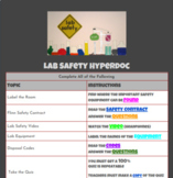Lab Safety Hyperdoc (Distance Learning Compatible)