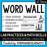 Lab Safety, Lab Tools and Measurement Word Wall | Science 
